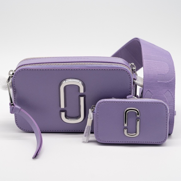 Marc Jacobs Purple Utility Snapshot Camera Bag Shoulder - Picture 1 of 11